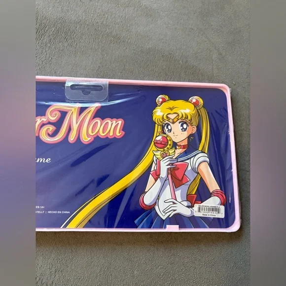 Sailor Moon License Plate Frame Planetary Guardian Symbols Pink Icons - Picture 7 of 7